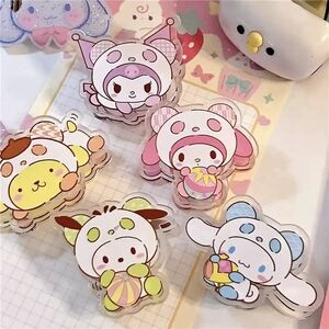 Sanrio Saling Clips - 6 different characters clips
